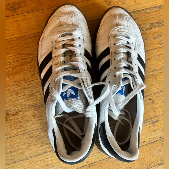 Adidas Women's Samba White and Black Sneakers - Picture 9 of 15